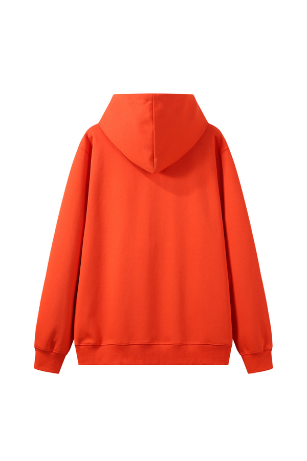 Soot and Ty Premium Collection Relaxed Fit Hoodie Orange