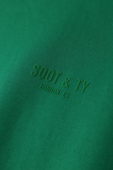 Soot and Ty Premium Collection Relaxed Fit Hoodie Green