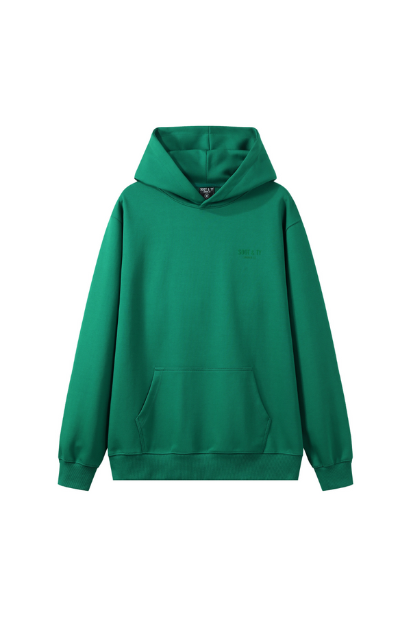 Soot and Ty Premium Collection Relaxed Fit Hoodie Green