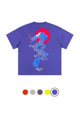 Soot and Ty Junior Dragon Print Relaxed Fit Kids T-shirt