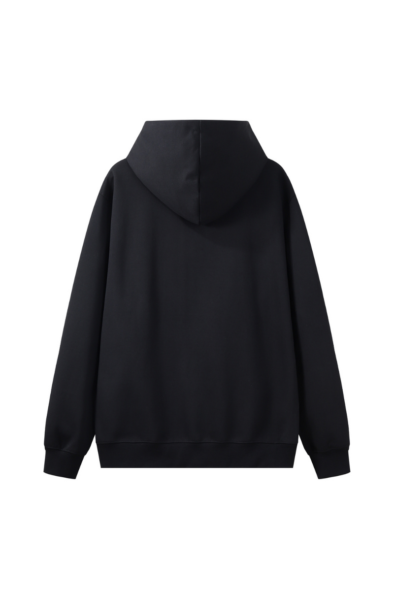 Soot and Ty Premium Collection Relaxed Fit Hoodie Black