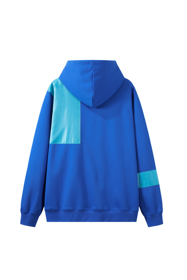 Soot and Ty Premium Collection Relaxed Fit Hoodie Blue