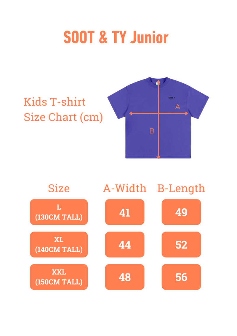 Junior shirt size chart best sale