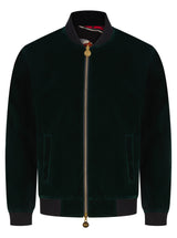 Reversible Velvet Green Statement Bomber Jacket 2.0